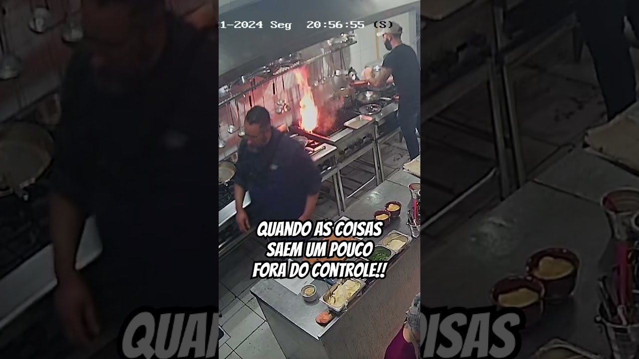 Fogo no Chat Broiler #shorts #shortsvideo #cozinheiro #foodlover #food #cheff #personalchef