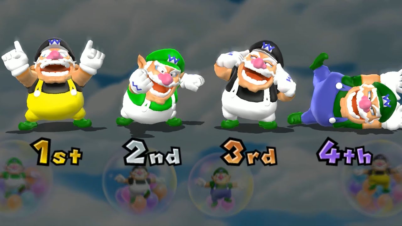 Mario Party 9 Mod - Minigames - Yoshi Vs Koopa Troopa Vs Birdo Vs Luigi #Onlymairo