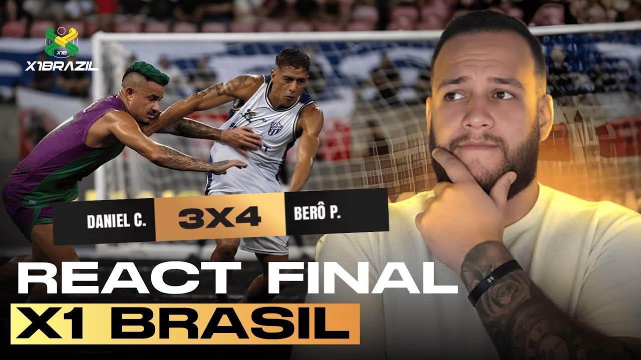 FINAL X1 BRASIL - DANIEL X BERO VALENDO 4 MILHÕES!!! - react OmeninoPACAS