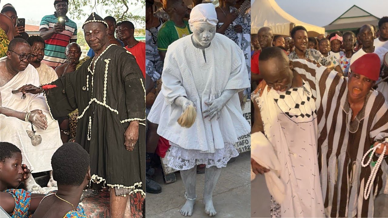 Komfour Abass at Nsutaman Hene Annual Year Festival at Nsuta