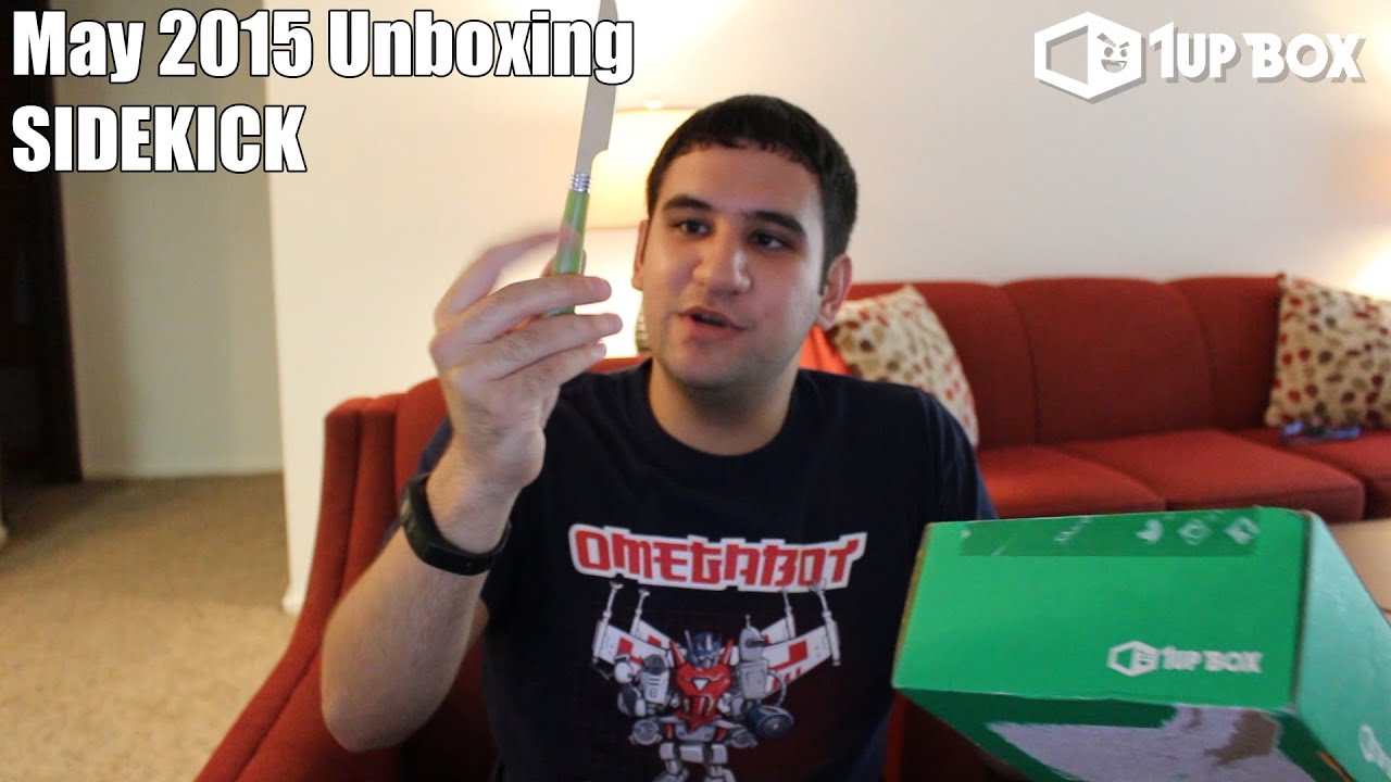 1Up Box May 2015 Unboxing [SIDEKICK]