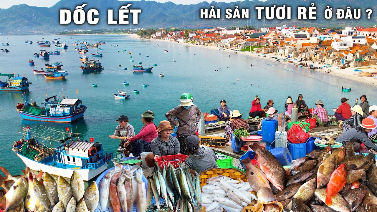 Biển Ninh Thủy, Chợ Ninh Diêm 2 Nơi Mua Hải Sản Tươi Rẻ Khi Du Lịch Dốc Lết Khánh Hòa