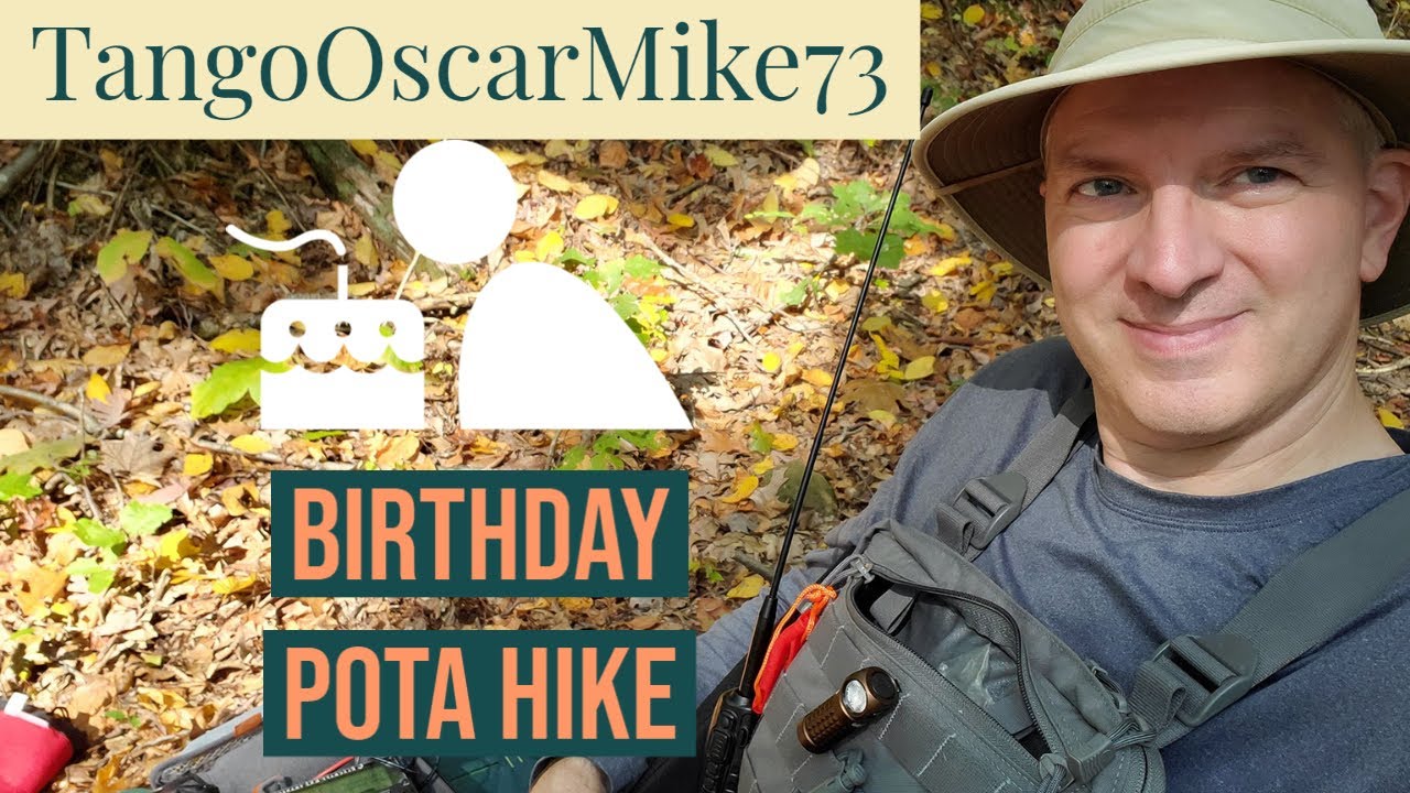 Birthday QRP POTA Hike at Raccoon state park.