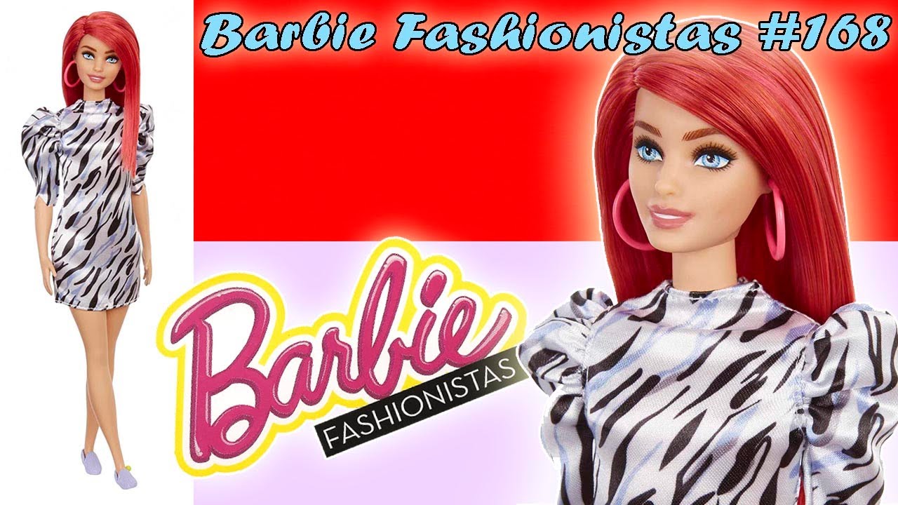 Barbie Fashionistas #168/Review/Обзор и распаковка куклы