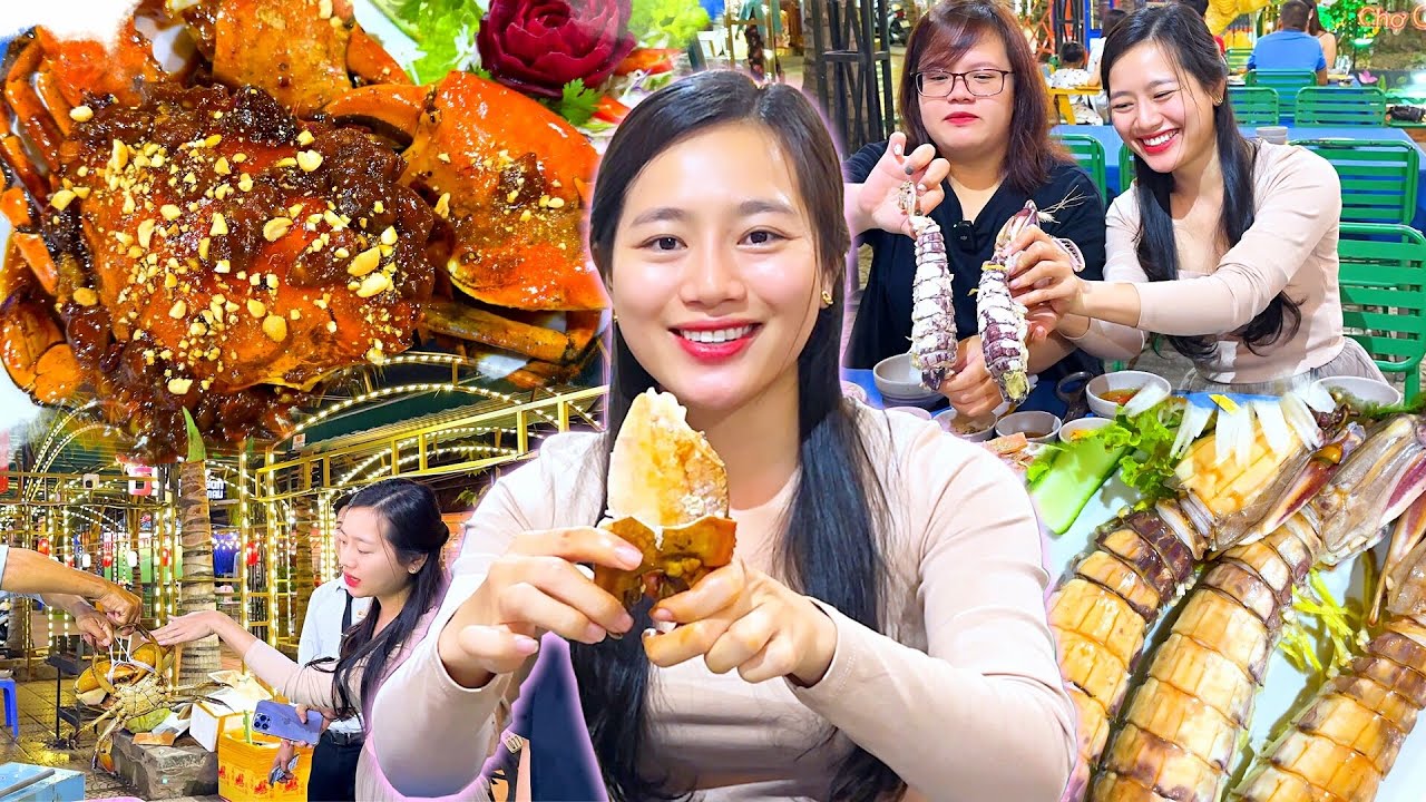 Lễ 8/3 ăn Cua Cà Mau 1Kg4 và Tôm tích khổng lồ | ÁNH KUA