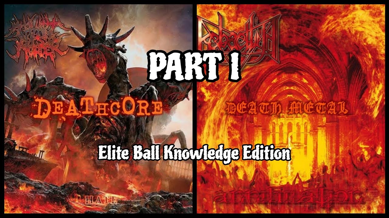 Deathcore Vs Death Metal (The ACTUAL good Comparison Edition.)