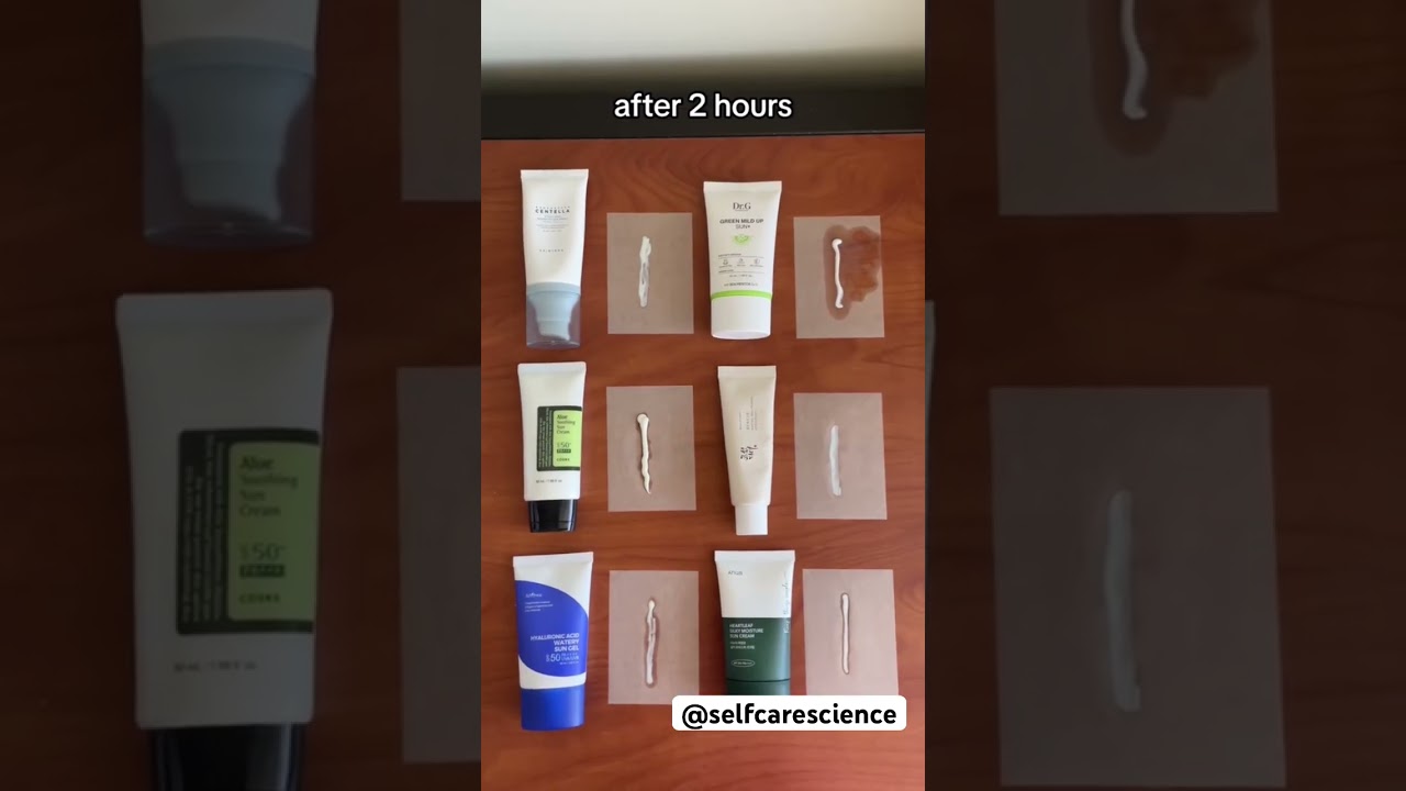 Best Korean Sunscreens For Oily Skin (Top 6 Picks) #koreanskincare #kbeauty #skincaretips #shorts
