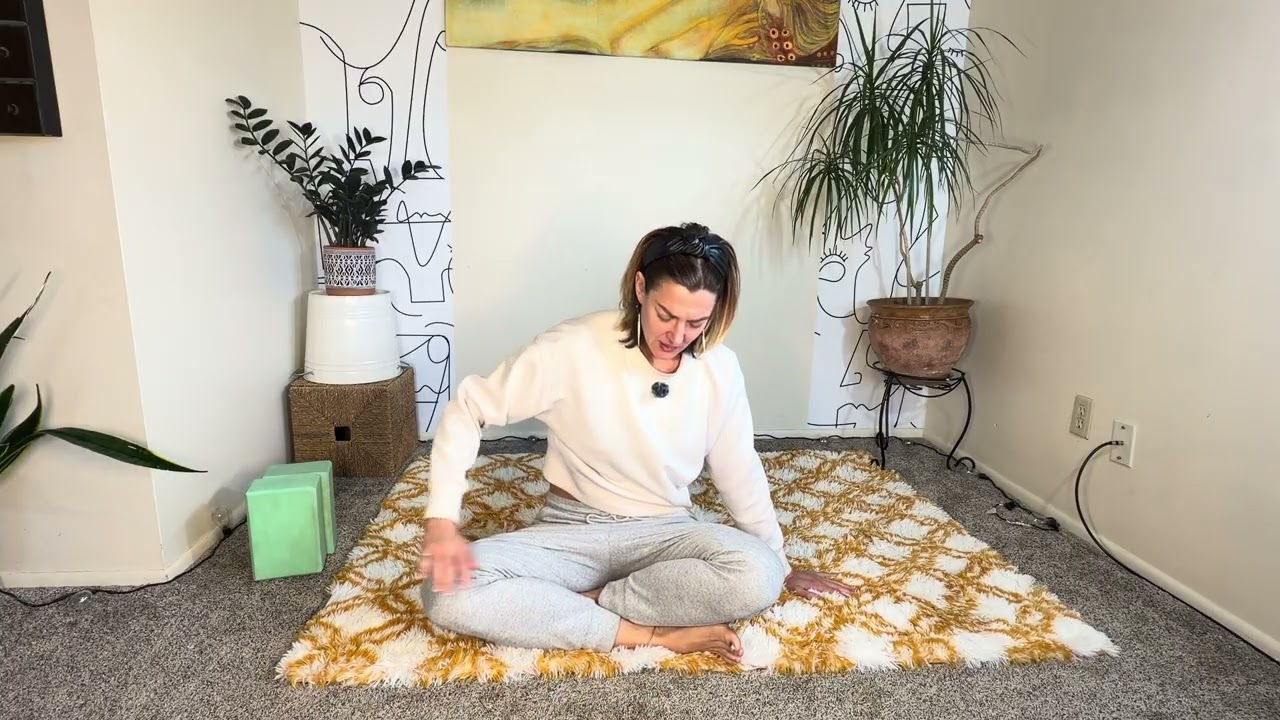 Gentle yoga for Depression, shame, freeze response 