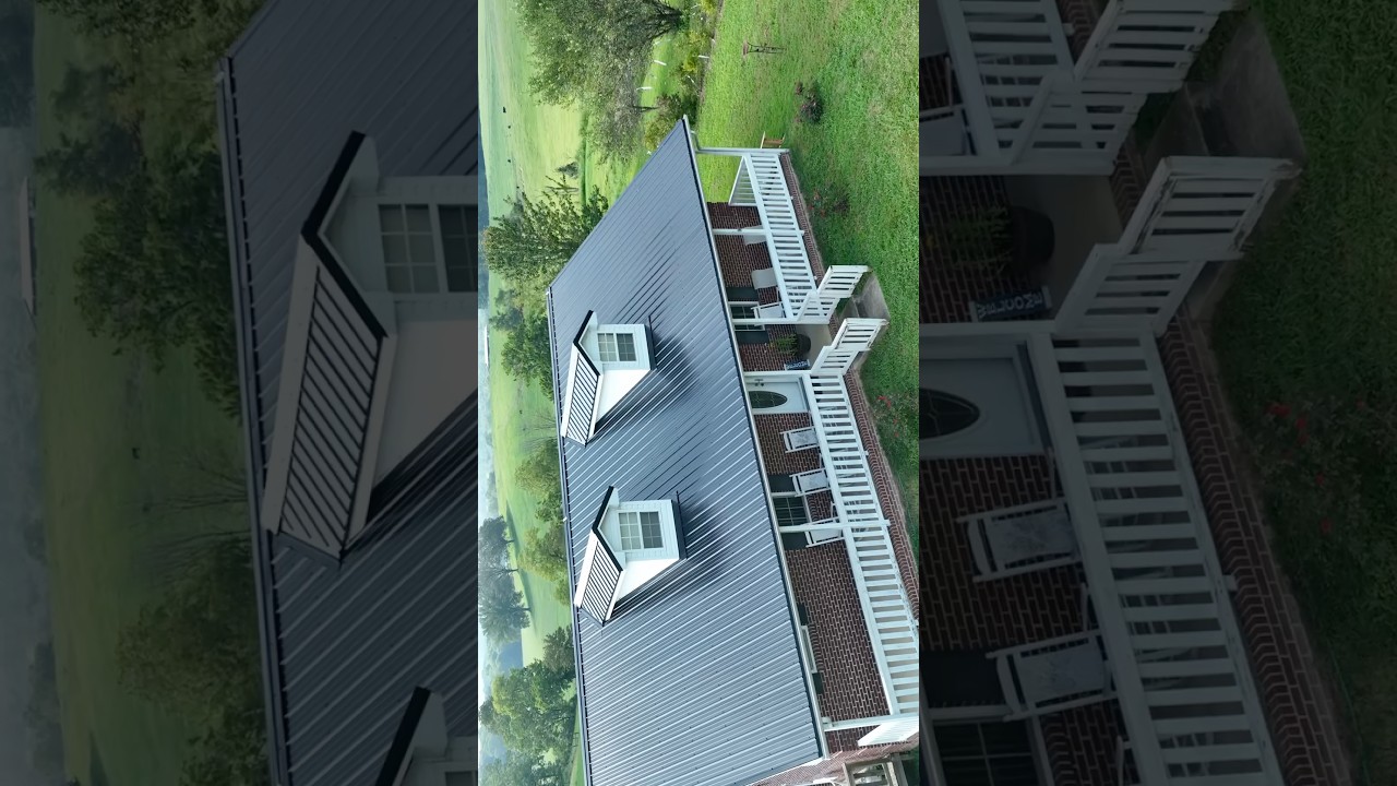 New Classic Panel Metal Roof installed in Tennessee. Beautiful Classic Farmhome