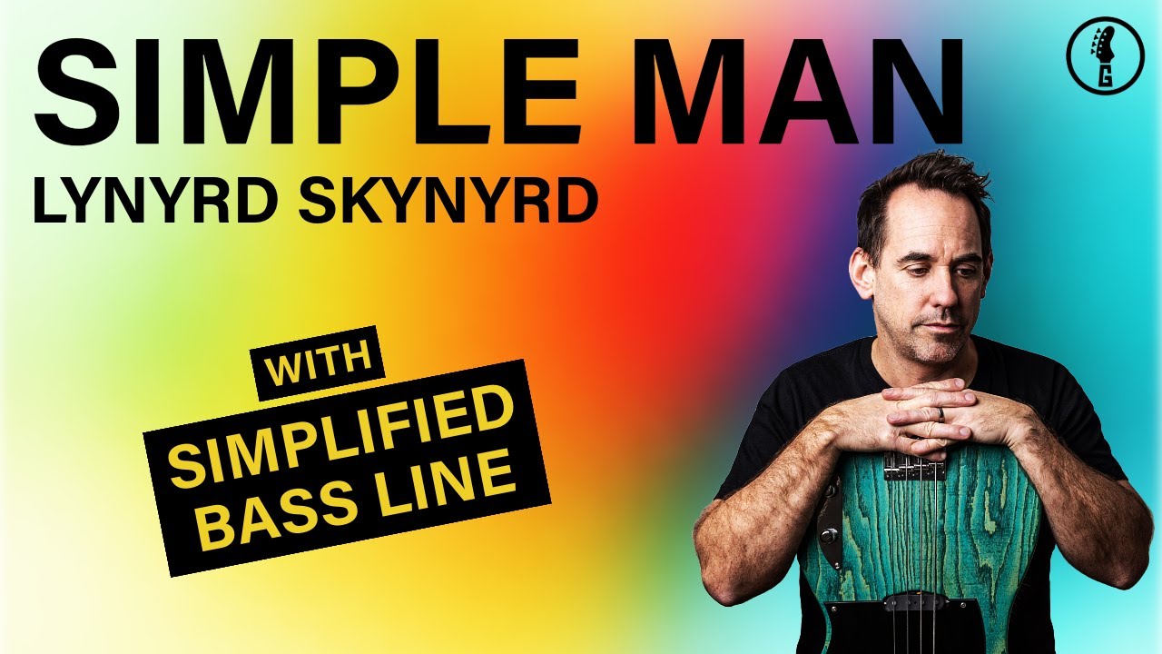 Play the Iconic Bass Line from Simple Man by Lynyrd Skynyrd + EASY VERSION (No.286)