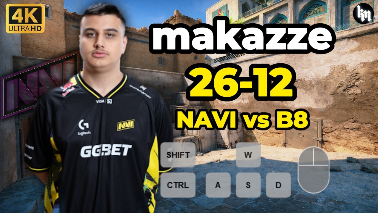 🔥makazze (26-12) NAVI vs B8 (Dust2) BLAST Open Rotterdam 2026 #cs2 #navi #b1t