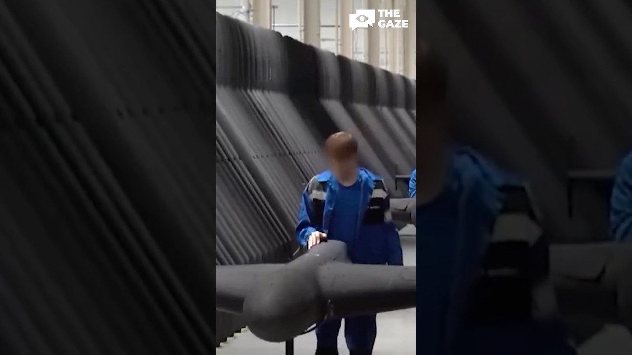 ALABUGA is on fire! Major Russian drone manufacturing facility hit #shorts
