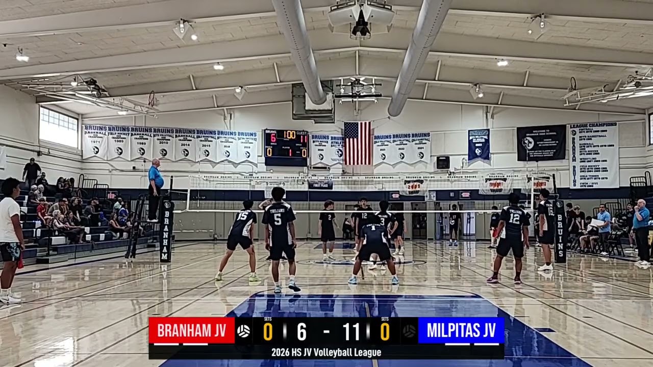 Milpitas HS JV vs. Branham HS JV Set 1 - 20260312