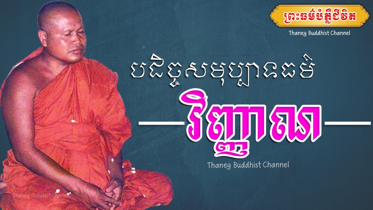 បដិច្ចសមុប្បាទធម៌ វិញ្ញាណ |ព្រះធម្មវិបស្សនា សំ ប៊ុនធឿន កេតុធម្មោ |Thaney Buddhist Channel