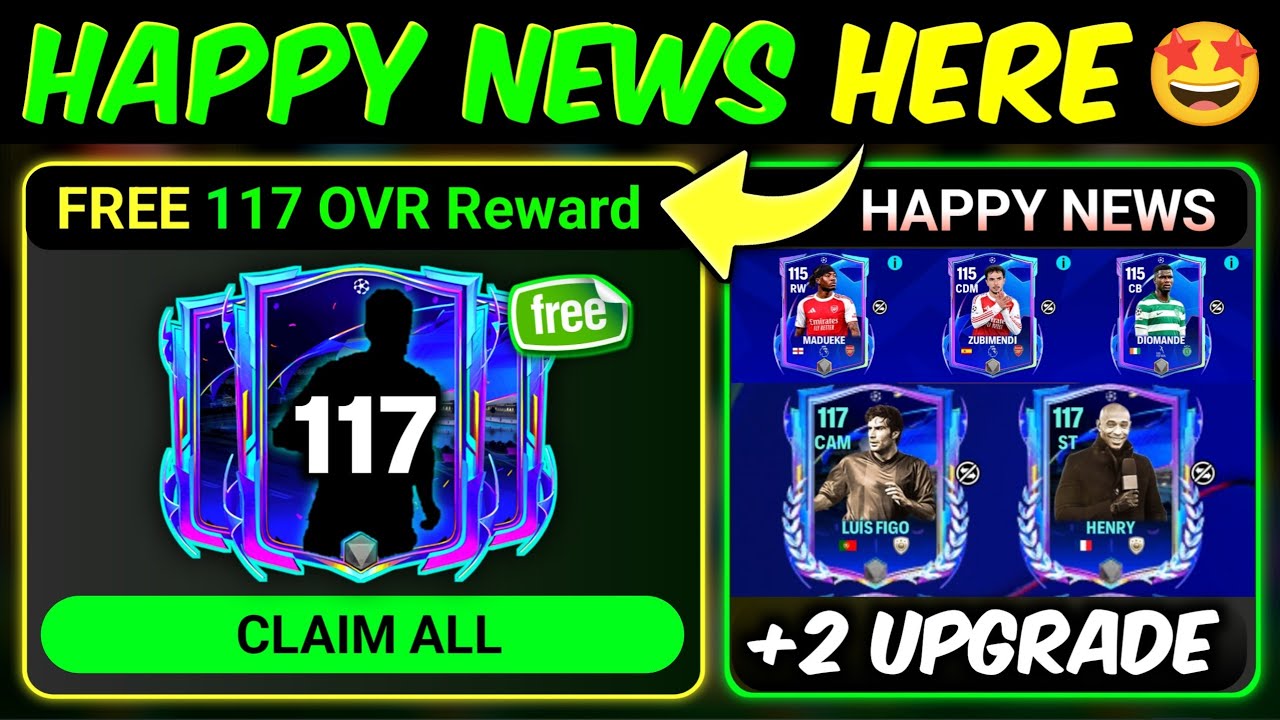 БЕСПЛАТНО 117 подтверждено в FC Mobile - 7 обновлений в 3-й неделе UEFA Dreamchasers | Mr. Believer