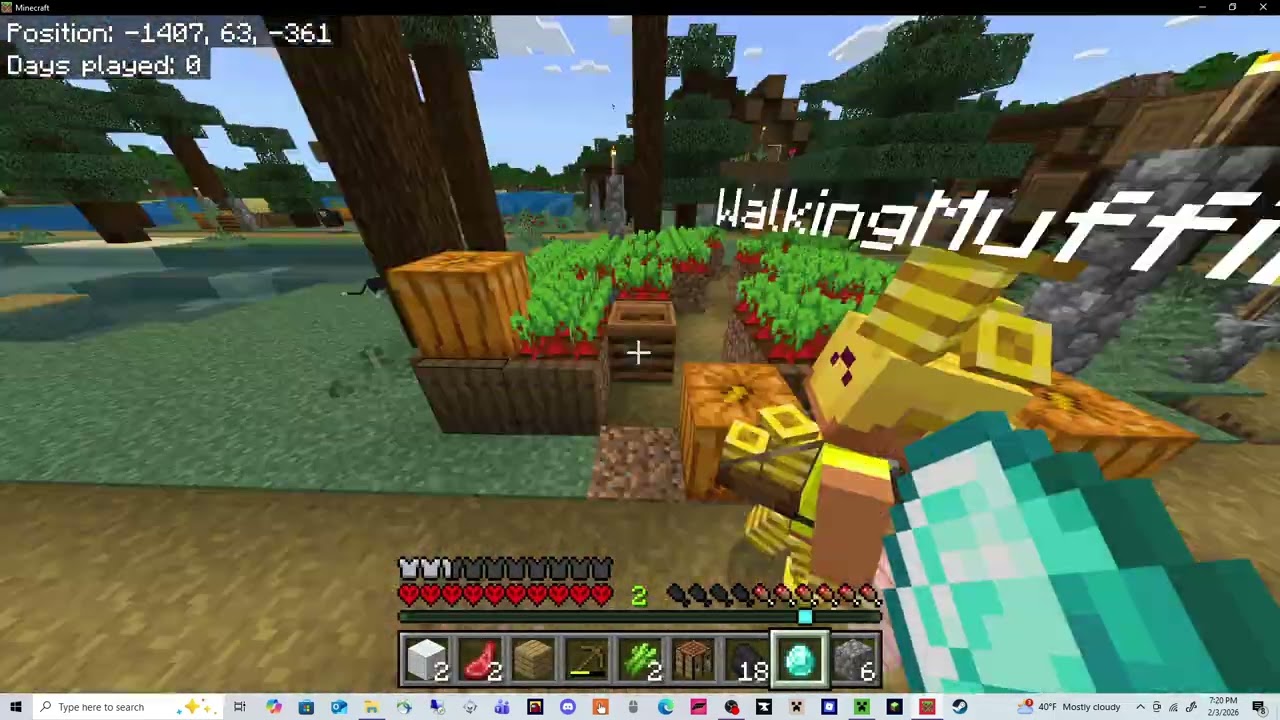Minecraft hardcore series part 1(retry)