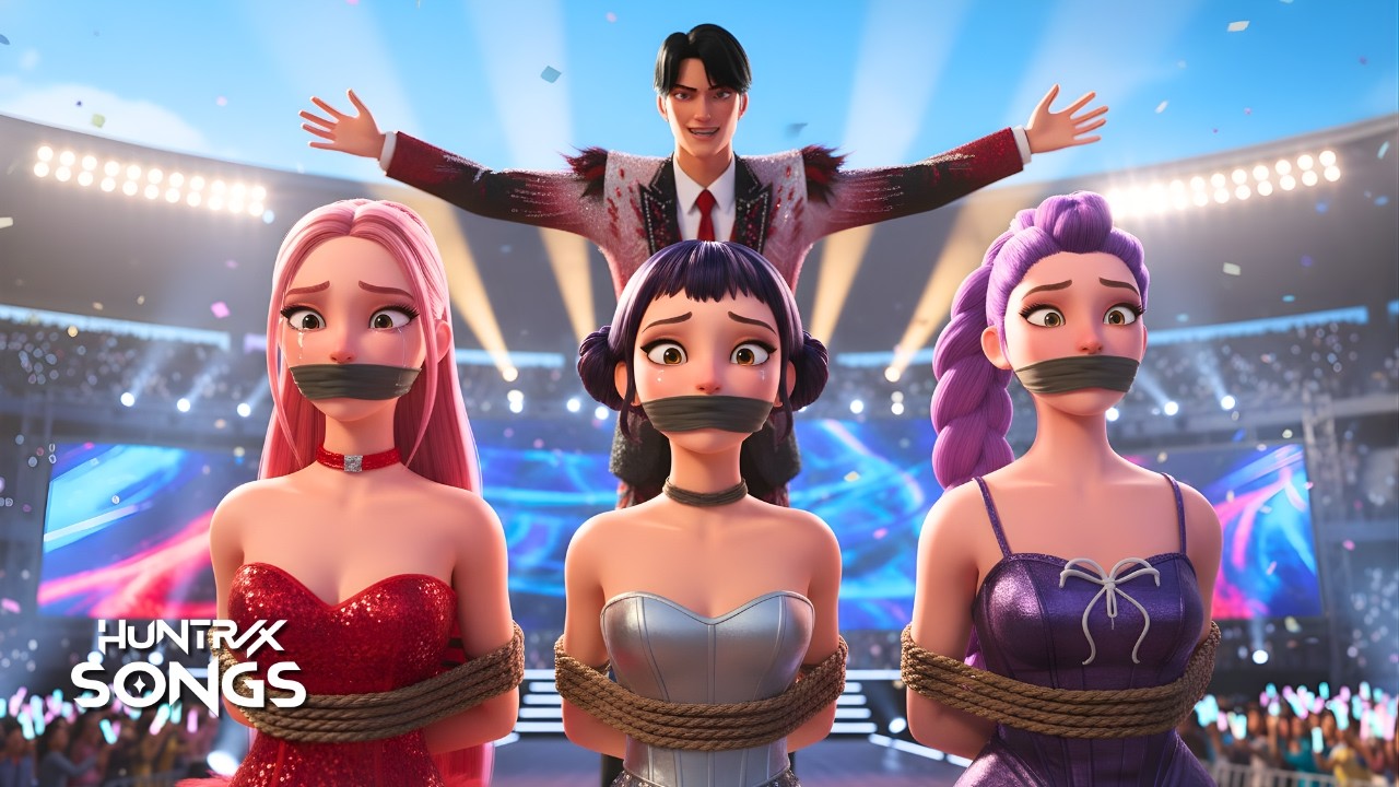 RESCUING HUNTRIX FROM JINU AFTER THE CONCERT TRAP 🎤🚨 | KPOP DEMON HUNTERS