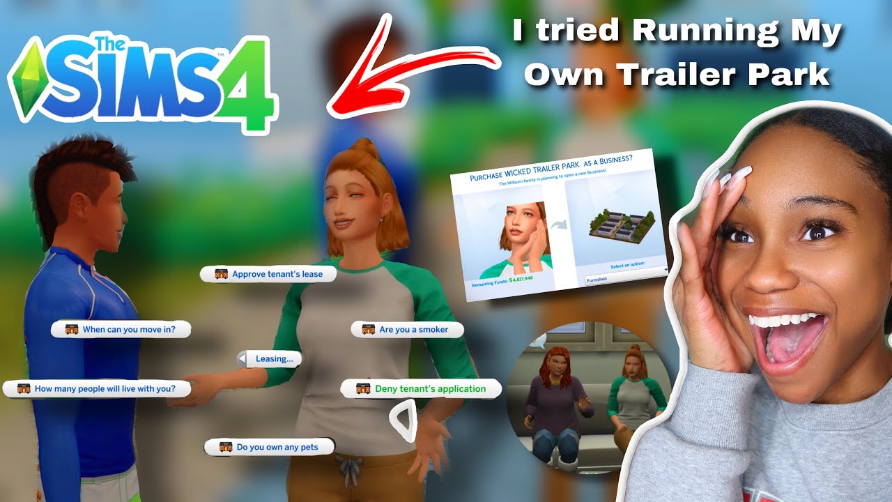 I tried Running my own Trailer Park in The Sims 4