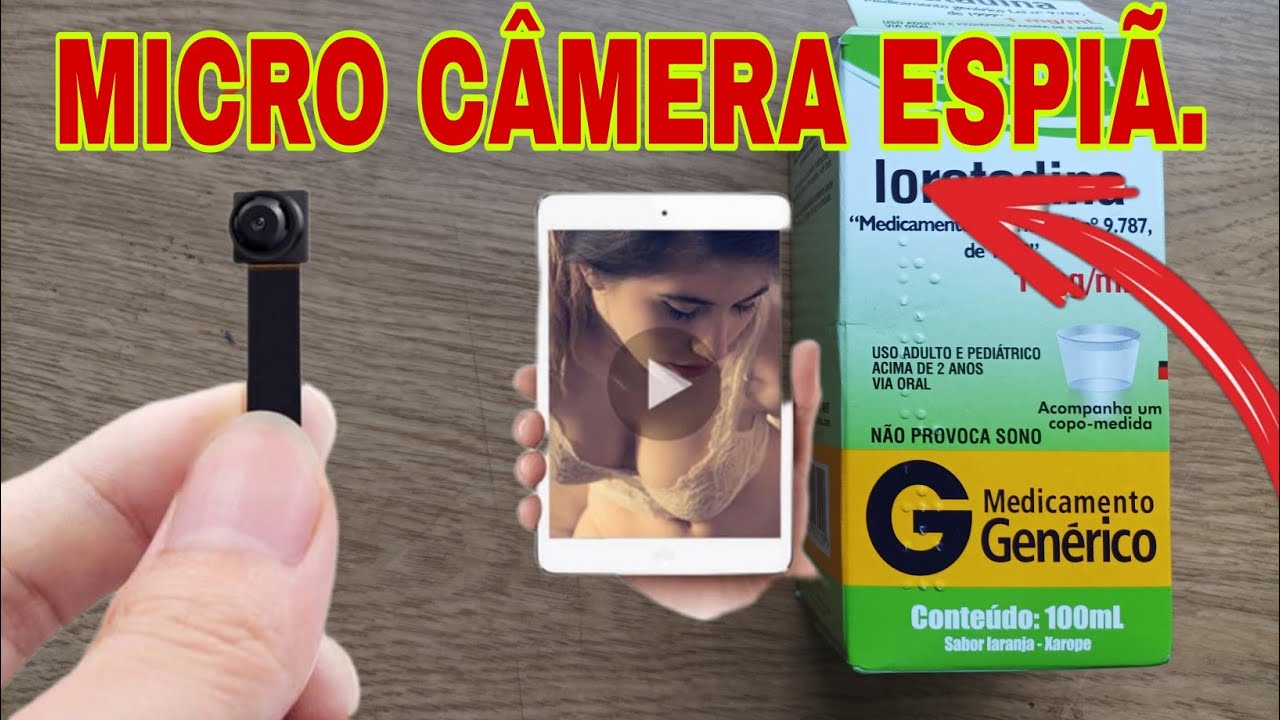 COMO ESCONDER E VER PELO CELULAR UMA MICRO CÂMERA ESPIÃ COM WI-FI NUMA CAIXINHA DE REMÉDIOS???