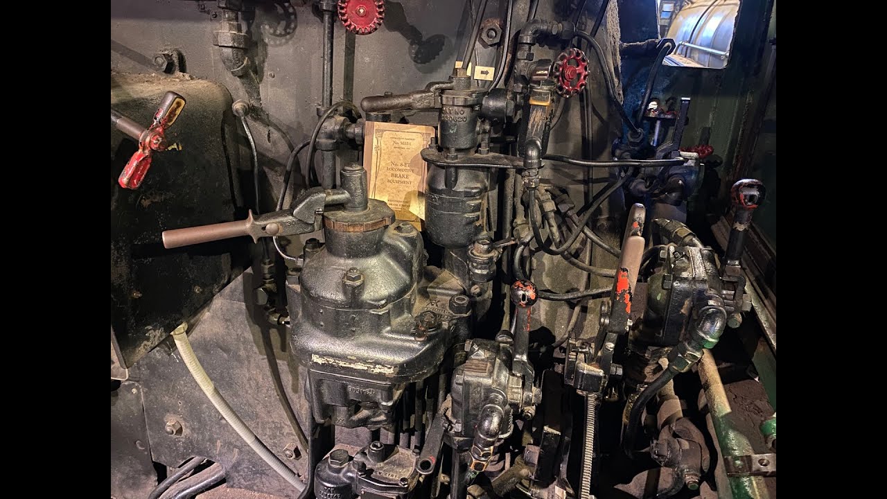 No. 8-ET Locomotive Brake Equipment Overview on C&O H-8 Allegheny #1604 (With Correct Air Sounds)