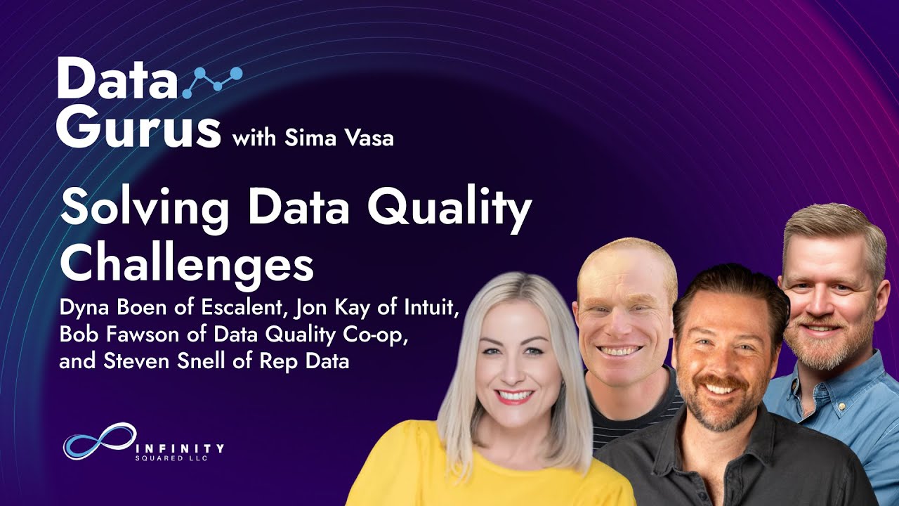 Solving Data Quality Challenges with Dyna Boen, Jon Kay, Bob Fawson, and Steven Snell