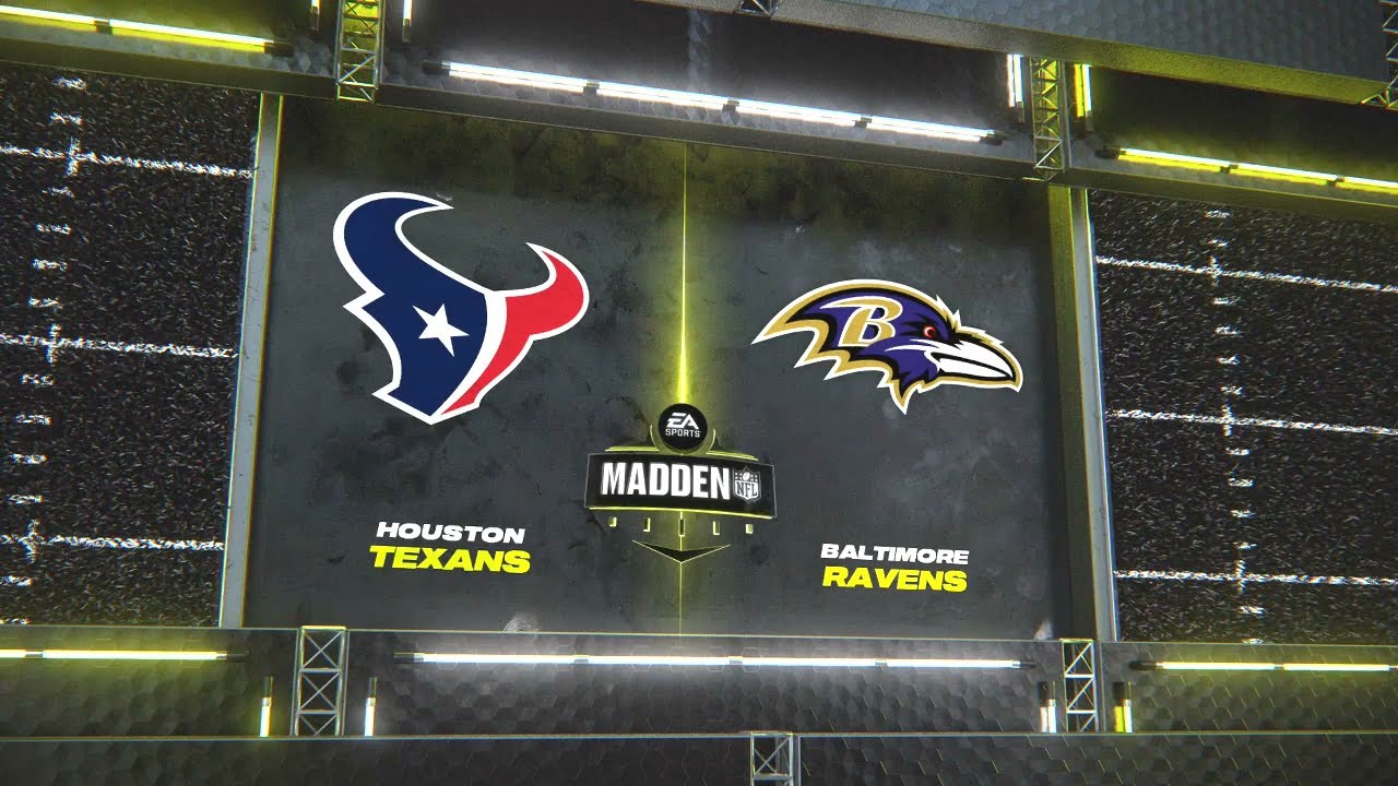 Madden NFL 24 - Houston Texans Vs Baltimore Ravens Simulation AFC Divisional Round NFL Playoffs PS5