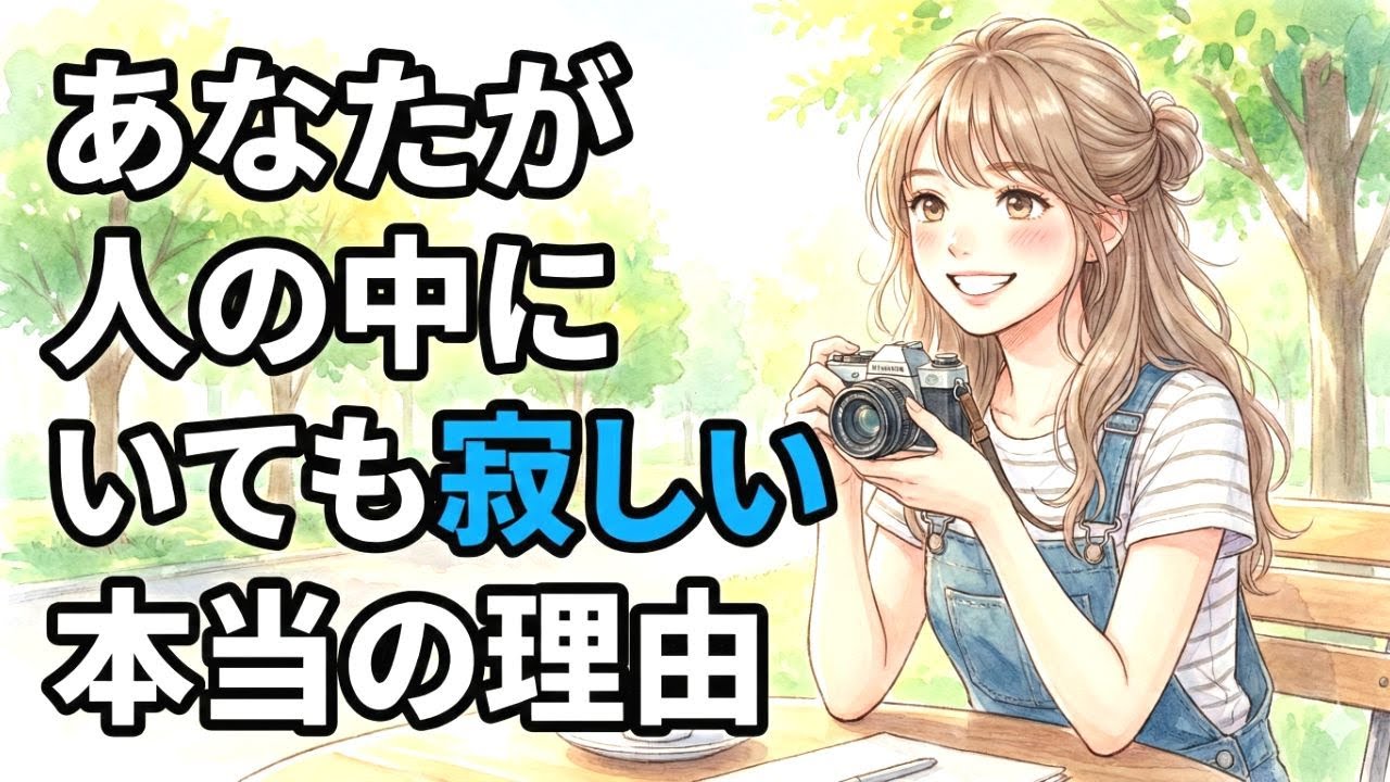 あなたが人の中にいても寂しい本当の理由
