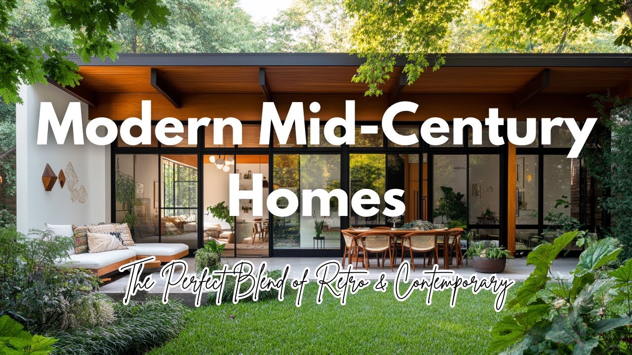 Modern Mid-Century Homes: The Perfect Blend of Retro & Contemporary