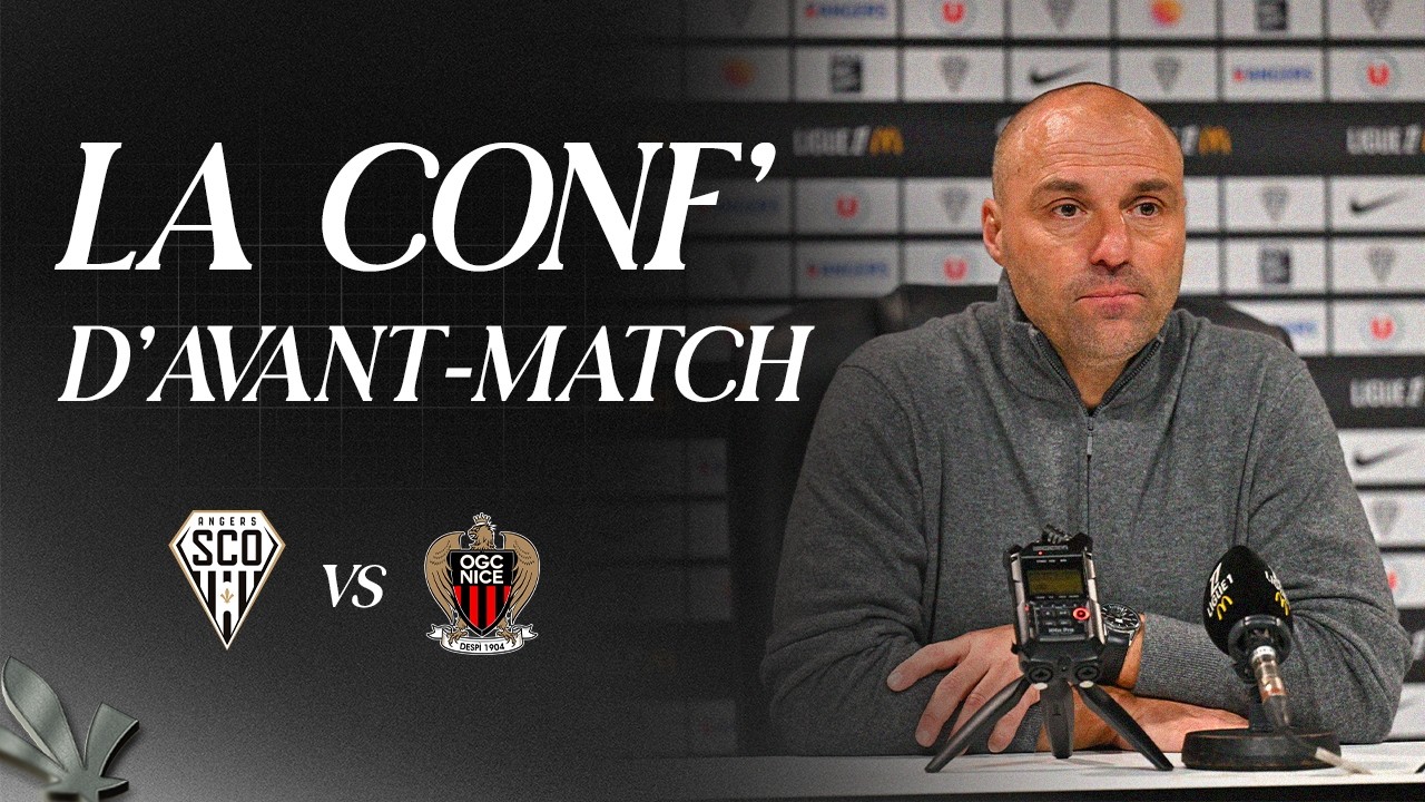 Angers SCO / OGC Nice - Conférence de presse d'avant-match
