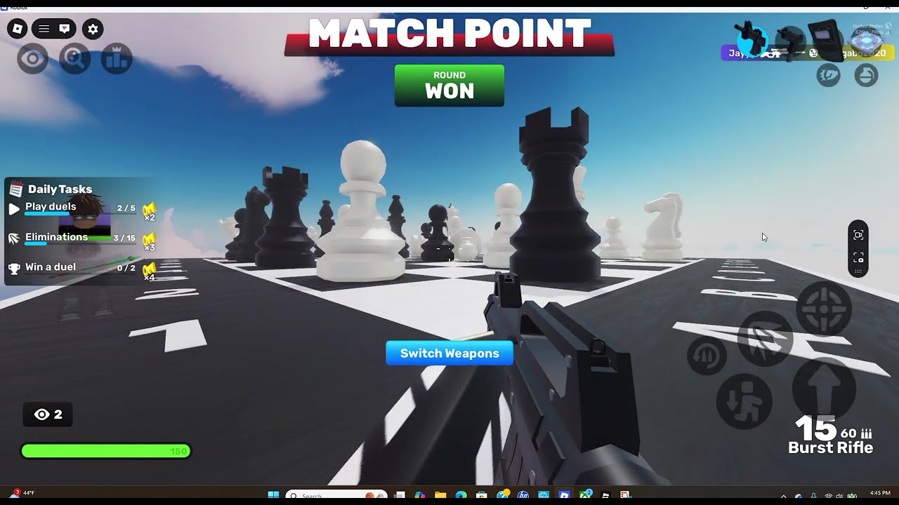 Roblox but if I die I switch games (this was painful)