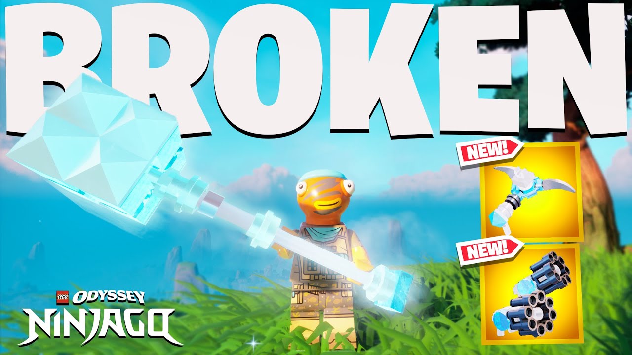Это оружие просто сносит врагов из Ninjago в LEGO Fortnite Odyssey! (СЛИШКОМ МОЩНОЕ!)