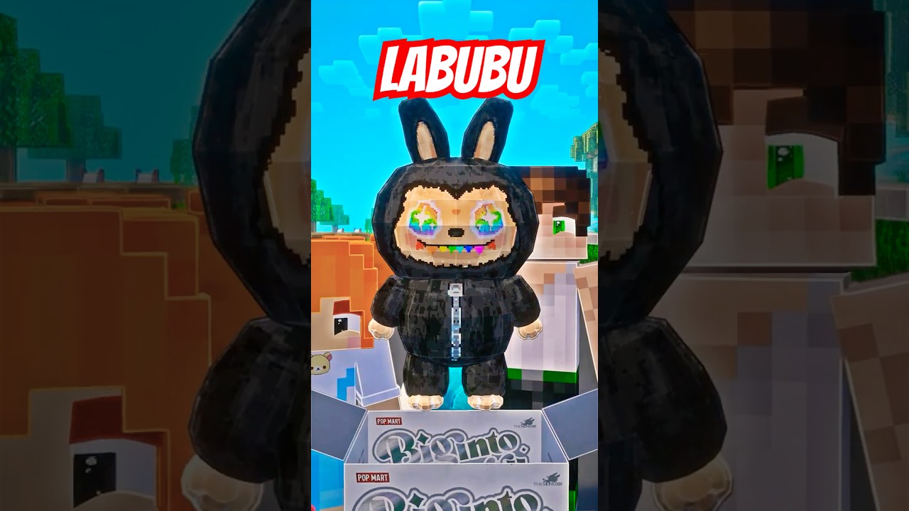 LABUBU Açıyoruz | Minecraft #shorts
