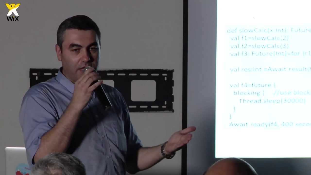 Dudi Landau - Concurrency, JVM, Scala -- The Promise of the Futures (Hebrew)