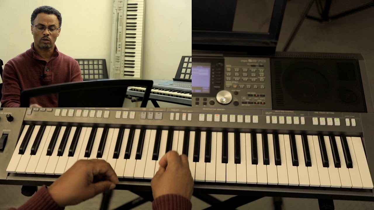 Ethiopian Music Lesson by Biruk Abera Keyboard /Piano Lesson 5