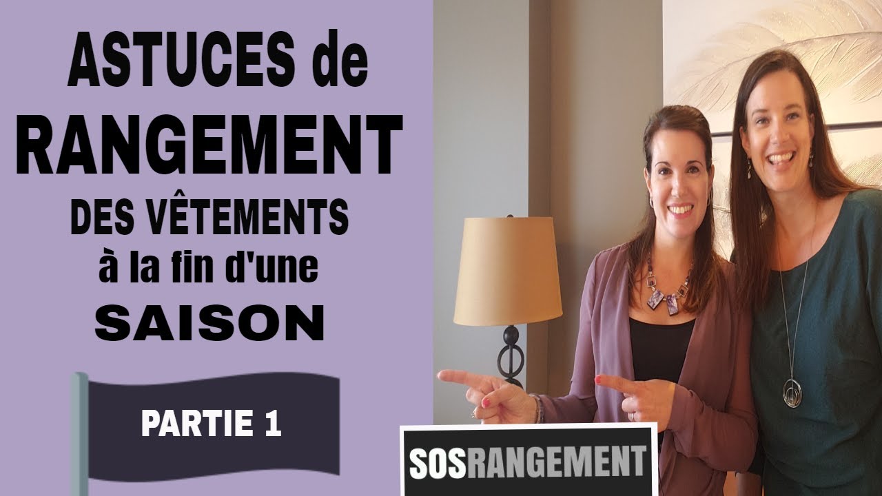 Astuces de rangement des v&ecirc;tements &agrave; la fin d'une saison
