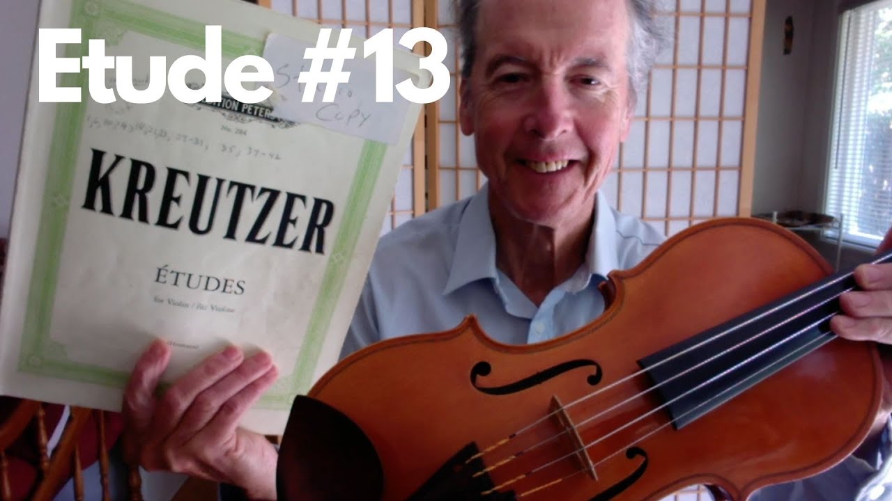 Etude #13 violin by Rodolphe Kreutzer (1766-1831)