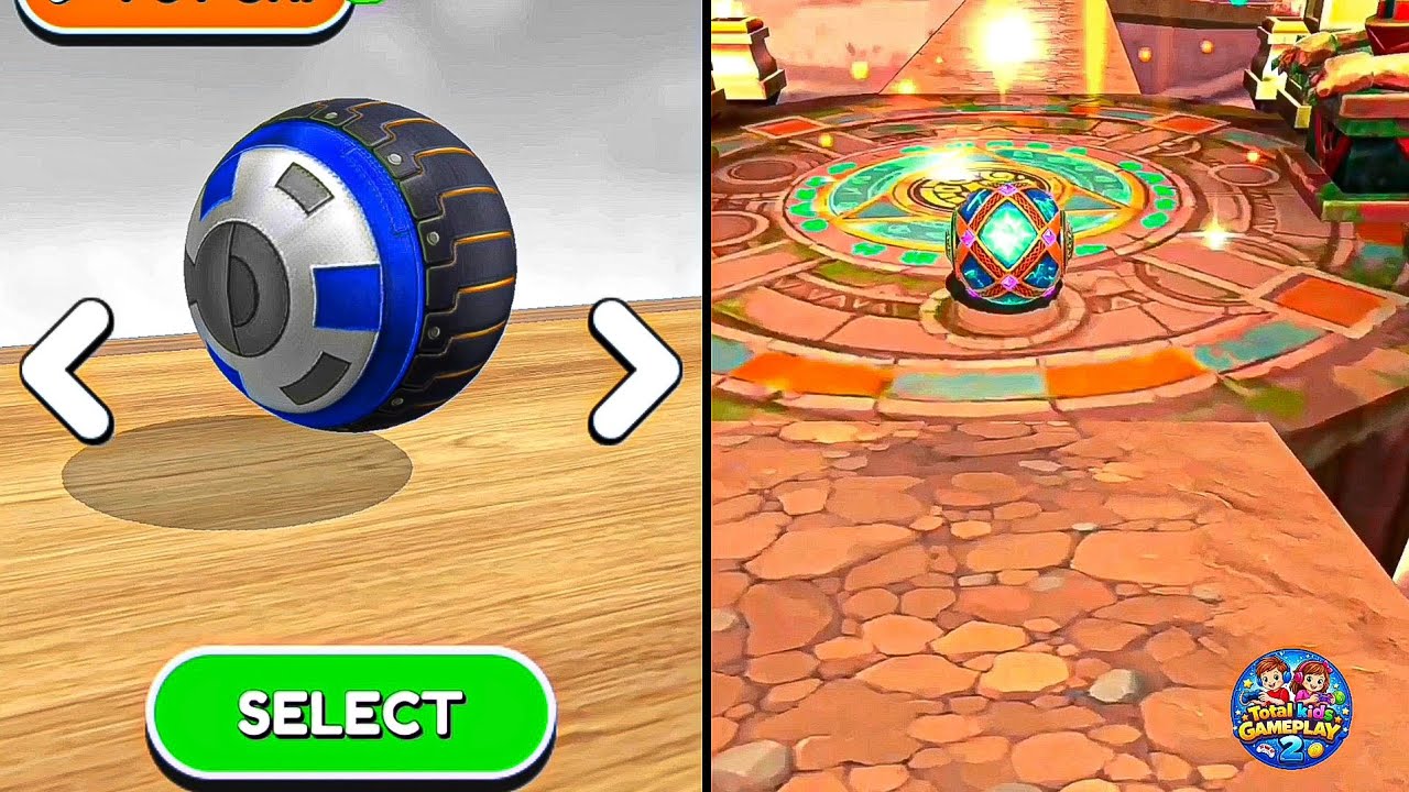 Going Balls 🔥🎮vs Temple Rolling Balls – Reverse Hard Level Gameplay (Part 55) | Android & iOS