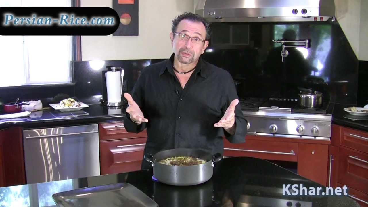 Persian Rice - KShar teaches how to cook Persian Tahdig