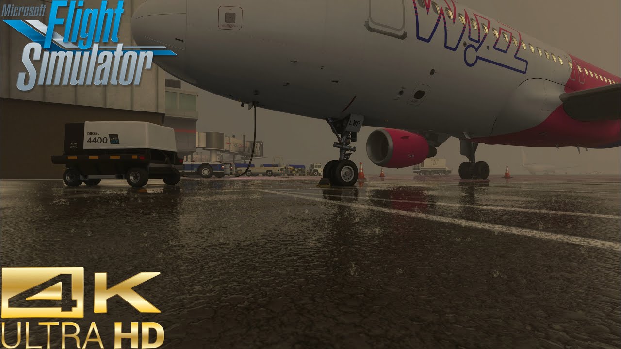 Wizz Air Airbus A320 Fenix (V2 Update) I Full flight from London to Nice I Ultra realistic 4K-60FPS