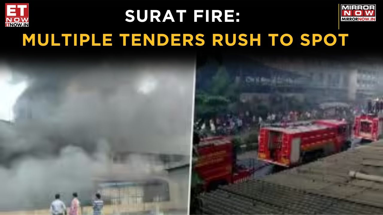 Surat Fire: Shiv Shakti Textile Stores Engulfed In Flames, Rescue Operations&nbsp;Underway | Breaking