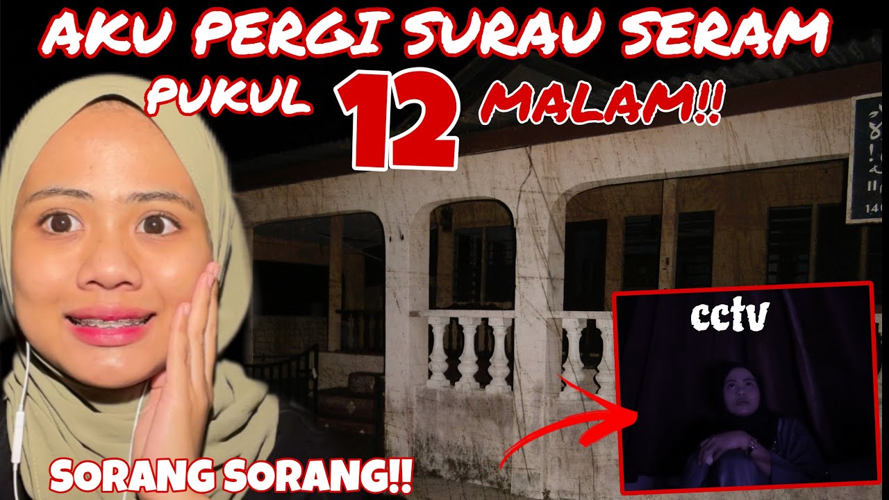 AKU PERGI SURAU SERAM PUKUL 12 MALAM‼️ SORANG SORANG!! CCTV TUNJUK PELIK!!