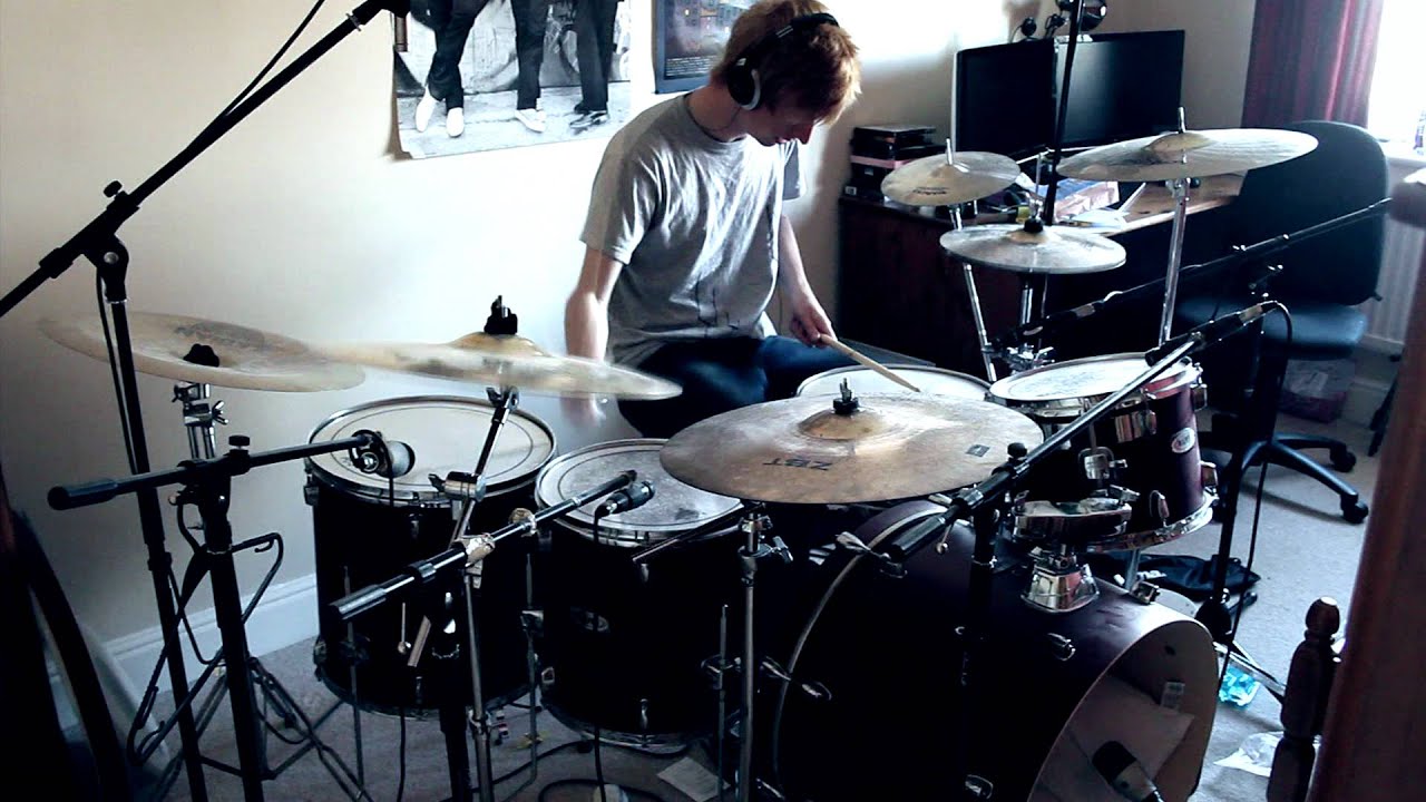 Darkshines (drums only) - MUSE Drum Cover (with Mics)