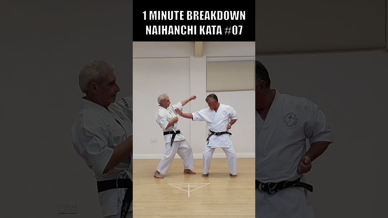 Naihanchi Basic Applications- 1 minute kata #shorts #wado