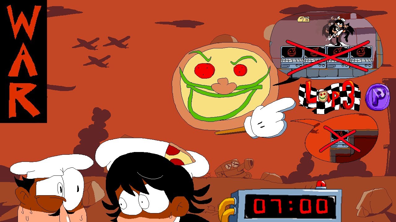 【Pizza Tower】Peppina V3.82 WAR Lap3 P-RANK (6:49.450)