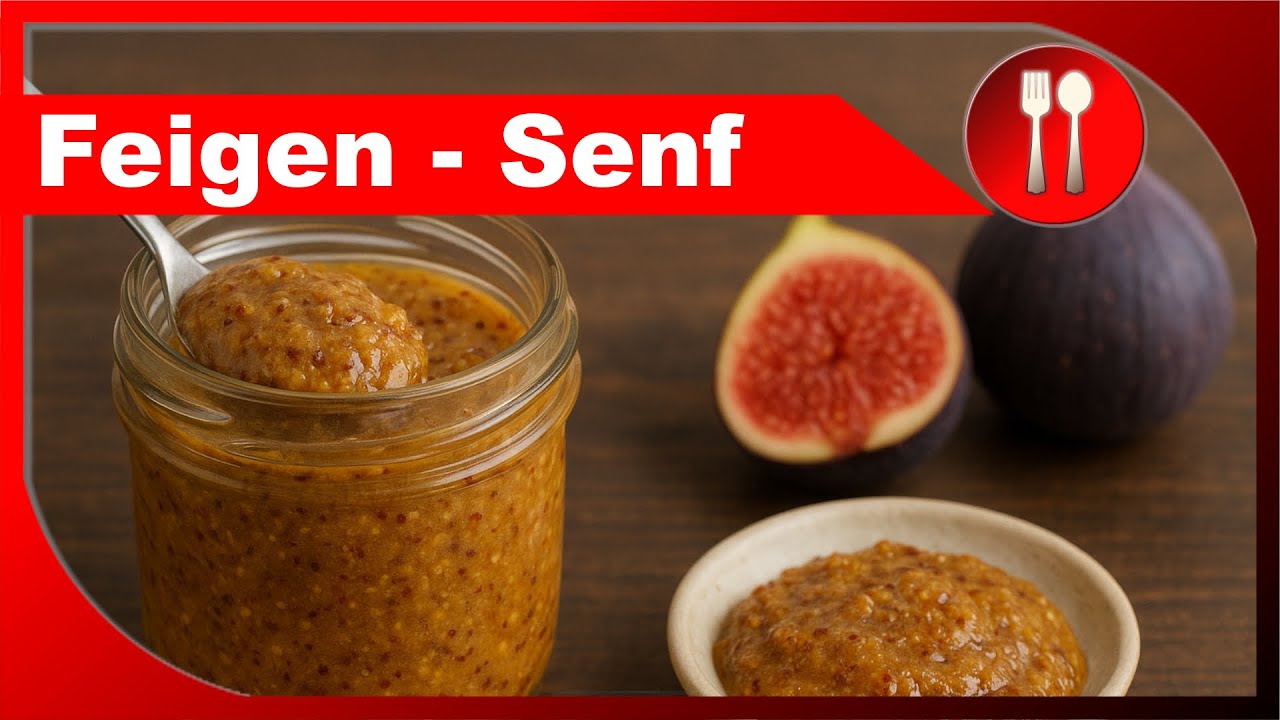 Feigensenf selber machen - schnell und einfach - Feigen haltbar machen