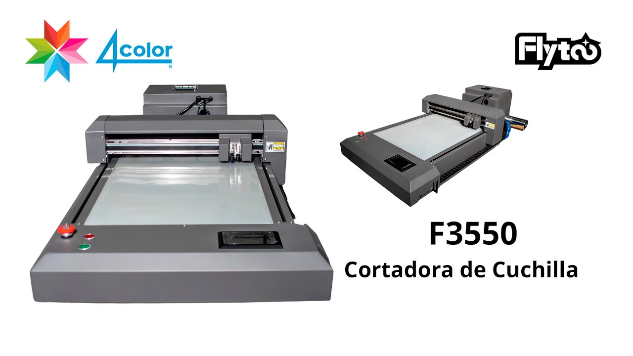 F3550 Cortadora de Cuchilla Cuatro Color Tecnología