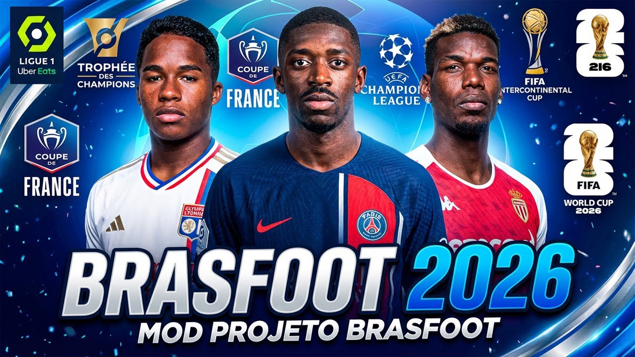 BRASFOOT 2026 - LIGUE 1 MCDONALD'S ATUALIZADA JANEIRO #brasfoot #brasfoot2026