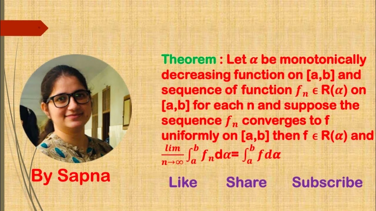 Uniform Convergence and Integration | by Sapna |