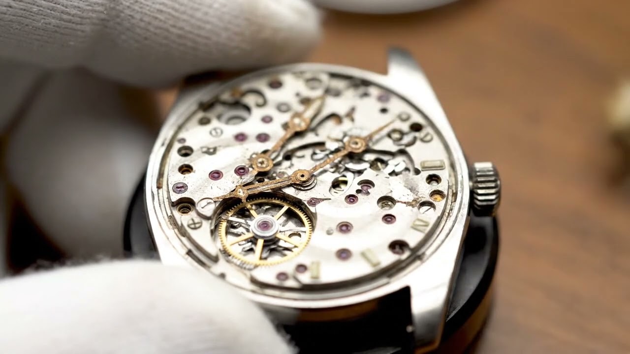 ASMR Restoration: 1950s Rolex Submariner - Sea water damage, extreme transformation.