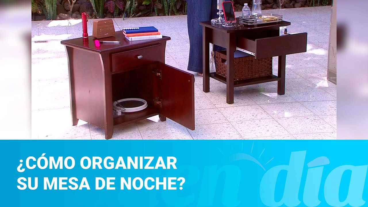 ¿Cómo organizar su mesa de noche?